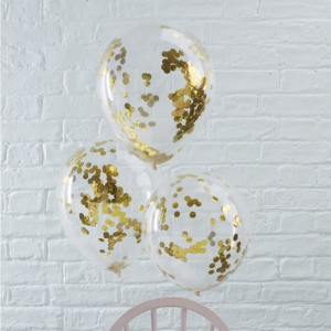 ballon confettis dore 2