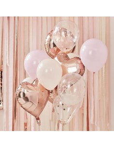 100 Ballons Rose Blanc Rosastre. Ballons de Baudruche Rose Perlé Nacré.  Ballons d'Anniversaire Gonflables 30cm Décorations et Accessoires pour Baby  Shower : : Cuisine et Maison