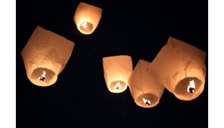 lanterne volante chinoise