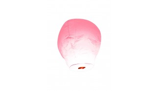 lanterne volante rose pale