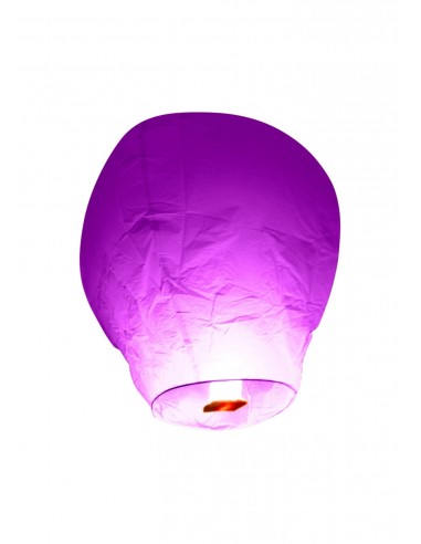 lanterne volante violette
