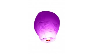 lanterne volante violette