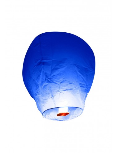 lanterne volante bleu