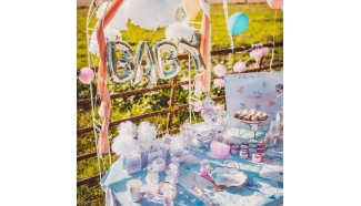 serviette gender reveal