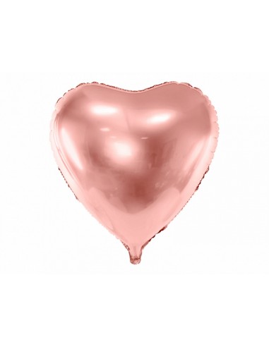 ballon geant coeur rose gold