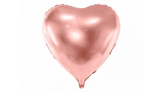 ballon geant coeur rose gold