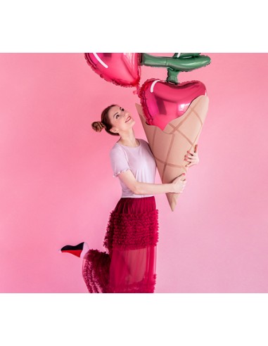 Ballon en aluminium en forme de cœur - 45 cm - Barbie Sweet Life