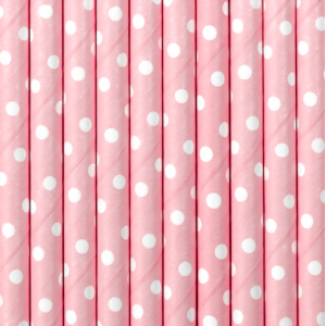 paille recyclable rose