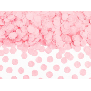 confettis rond rose