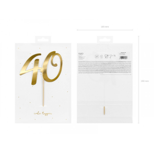 cake topper 40 ans 2