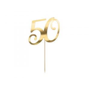 cake topper 50 ans