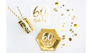 confettis anniversaire 60 ans