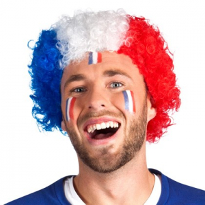 perruque tricolore france