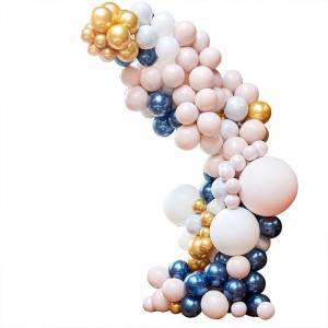 arche ballons geante dore champagne