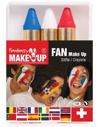 Crayon maquillage rouge UV 3 g Le Deguisement.com