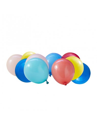 ballons multicolores