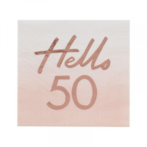 serviettes hello 50