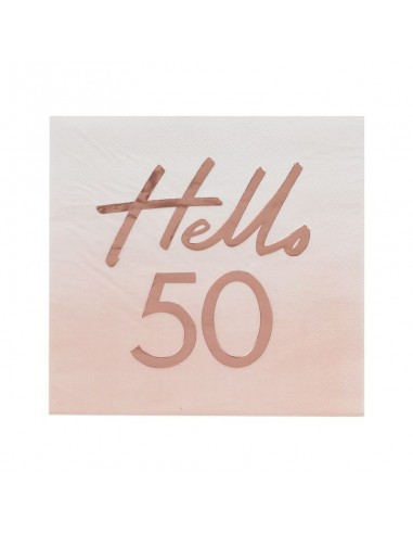 serviettes hello 50