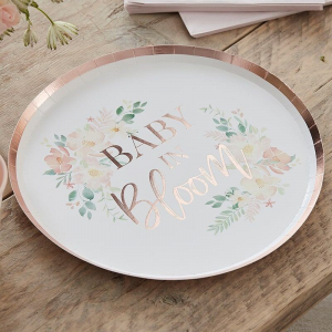 Assiettes florales "baby in bloom" 2