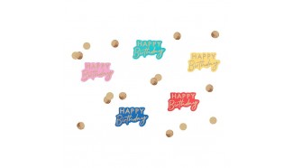 Confettis happy birthday coloé