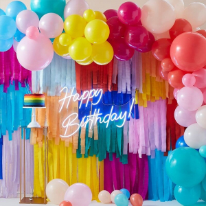 arche de ballons multicolores 2