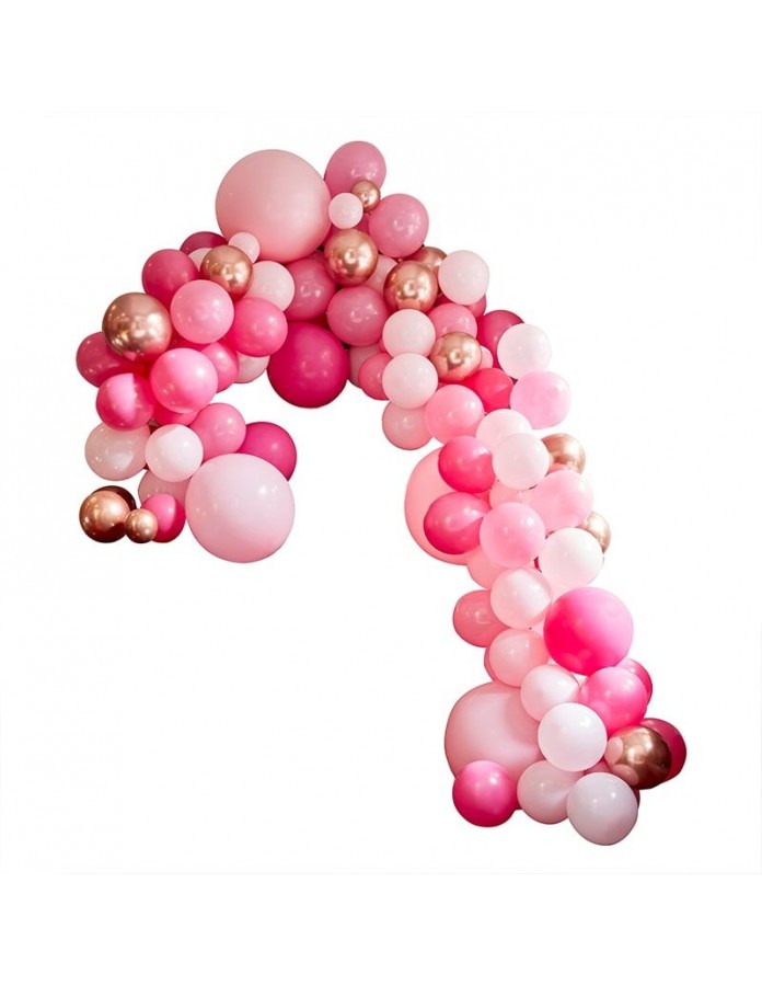 Kit Ballon Géant Chiffre 18 Rose Gold Irisé - Les Bambetises