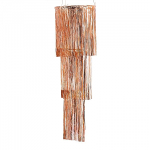 Lustre a frange rose gold
