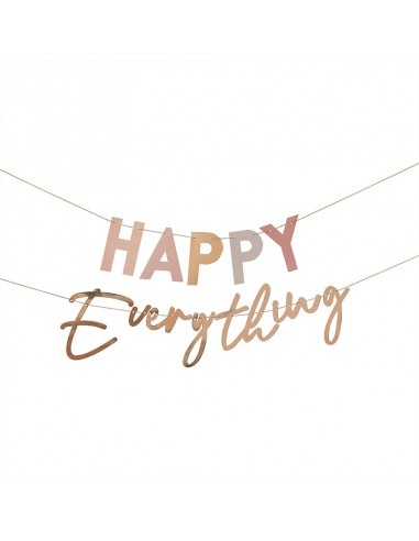 banderole happy everything pastel et or