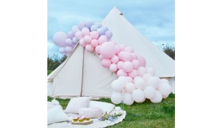 kit arche ballons luxe pastel