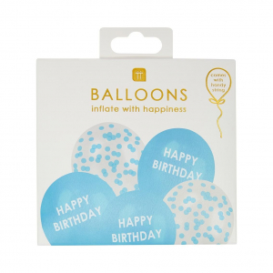 ballon happy birthday bleu 2