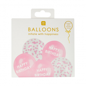ballon happy birthday rose 2