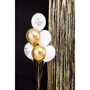 ballons dore blanc 2