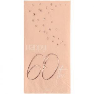 serviette rose 60