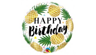 ballon anniversaire ananas