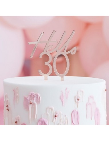 cake topper 30 gateau