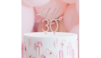 cake topper 30 gateau