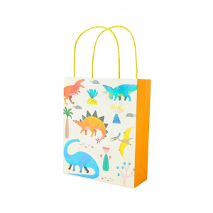 sac papier dinosaure