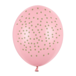 ballons pois rose
