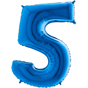 Ballon chiffre Bleu pas cher