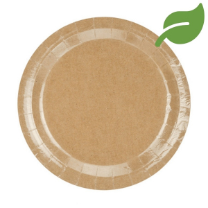 assiette kraft biodegradable