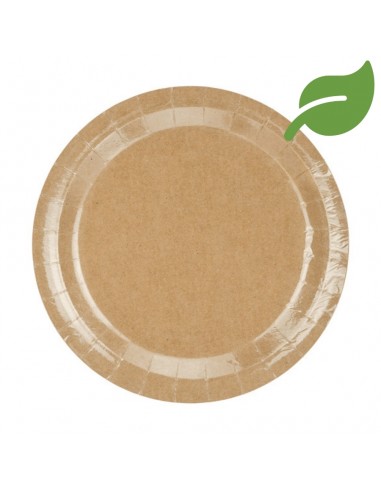 assiette kraft biodegradable