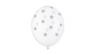 Ballon Étoile Argent Platine Ballons scintillants petites étoiles