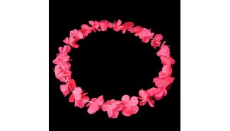 collier rose fluo