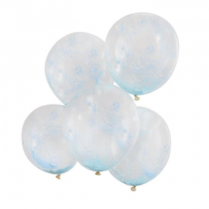 ballons perles bleus