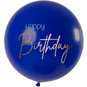 Ballon géant bleu Happy...