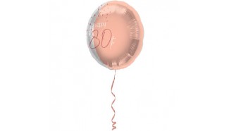 ballon rose 80