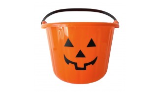 seau bonbon-citrouille orange halloween