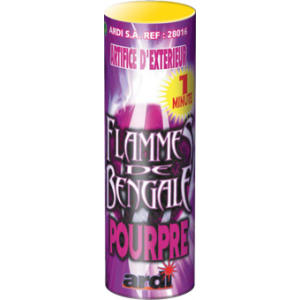 fumigene flamme pourpre