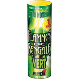 fumigene flamme verte