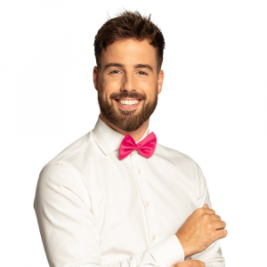 Noeud papillon rose vif 2
